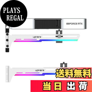 �y���������zupHere �ėp�r�f�I�J�[�h�z���_�[ GPU�u���[�X�T�|�[�g �O���t�B�b�N�J�[�h���Œ肷�� GPU���x���� 5V 3PIN ARGB LED���C�g AURA Sync�Ή��uG276WTARGB�v