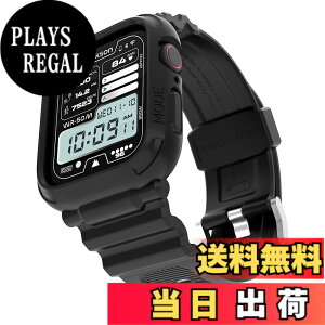 �y���������zelkson �A�b�v���E�H�b�`�o���h Apple Watch 41mm 40mm �o���p�[�P�[�X�t�� ���ȃ����Y�o���h Apple Watch SE iWatch Series 9 8 7 6 5 4�p, Quattro Pro Series �X�|�[�c�~���^���[�ی�P�[�X �v���e�N