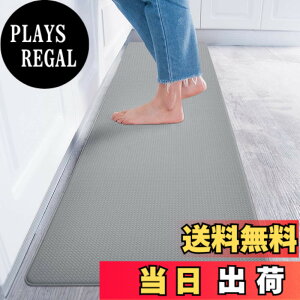 �y���������zBaibu Home �L�b�`���}�b�g 60x240cm PVC ����8mm ���󂢂炸 �ᔽ���N�b�V���� ����Ȃ� �䏊 �}�b�g �h�� �@���� �O���[