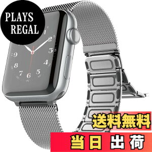 �y���������z�yRAPTIC�z Apple Watch 8 SE2 7 45mm & 44mm 42mm SE & Series 7 / 6 / 5 / 4 / 3 / 2 / 1 �Ή� �o���h �X�e�����X ���b�V�� �~���l�[�[���[�v ���� �x���g �}�O�l�b�g ���i�K���� �X�e�����X�o���h [ �A