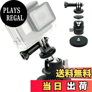 �y���������zPROfezzion �J�������C�X�^���h �Z�b�g �X�^���h + �_�� + Gopro�z���_�[ �}�O�l�b�g�x�[�X ���R�_�� 360°��]�\ 1/4-20�l�W �t�� Gopro Hero 13 12 11 10 9 8 7 Insta360 X5 X4 X3 Ace Pro 2 DJI Osmo Actio
