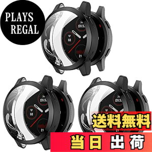 �y���������zFitTurn �X�N���[���v���e�N�^�[ �P�[�X For Garmin Venu 2 & Vivoactive 4 Watch TPU �X�����P�[�X�J�o�[ [���b�L���^���J���[�t���[��] [3D�t���J�o�[] �V�F���ی� For Garmin Venu 2�E�H�b�`(3�p�b