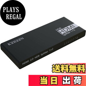 �y���������z�y4K@60Hz HDCP�����ŁzKanaaN HDMI ���z�� 1����2�o�� 4K�X�v���b�^�[1����2�o�͂̃X�v���b�^�[ 2��ʓ����o�� 3D 1080p HDMI2.0 PS5 Xbox HDTV DVD �Ή� ����HDMI�P�[�u�� USB�d���P�[�u���t��