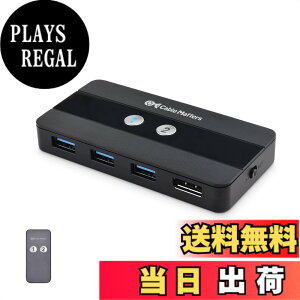 �y���������zCable Matters USB 3.0 KVM �ؑ֊� 8K DisplayPort 1.4 �����R���t���A2��PC�p�E 8K@60Hz / 4K@240Hz�E3x USB 3.0�|�[�g�A�蓮�ؑ֊�AFreeSync/G-SYNC/HDR�Ή�