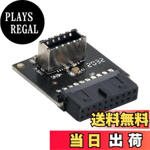 �y���������zNFHK USB 3.1�t�����g�p�l���\�P�b�g�L�[ - TYPE-E TO USB 3.0 20�s���w�b�_�[