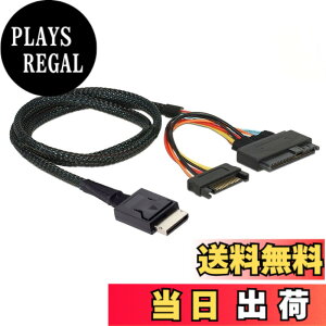 �y���������zchenyang PCIe 4.0 SFF-8611 to SFF-8639 �P�[�u�� SATA�d���t�� U.2 SFF-8639 NVME SSD �}�U�[�{�[�h �����g�� 1.64�t�B�[�g/0.5M