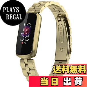 �y���������z�Ή�Fitbit Luxe/Luxe Special Edition �o���h �X�e�����X �t�B�b�g�r�b�g Luxe �o���h �ϋv�� �K�тɂ��� Fitbit Luxe Special Edition �����x���g ���߉\ �r�W�l�X�� �j���ʗp�i�S�[���h�j