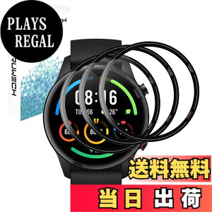 �y���������zLIRUWECH For Xiaomi Mi Watch �p �t�B���� Mi Watch �p �ی�t�B���� �S�ʕی�3D�ȖʃV���I�~ Mi Watch �J�o�[ PET������ �Y�f�@�� �����ߗ� �ώw�� �d�x9H �V���I�~ Mi Watch �p �t�B���� Mi Watch 
