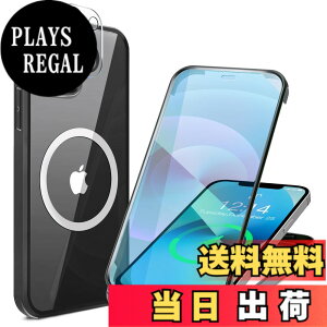 �y���������zHAUTRKBG iPhone 13 Mini �p �P�[�X �N���A ���ʋ����K���X 360°�S�ʕی� [MagSafe�Ή�] [�J�����t�C������] [�s�q�^�b�`] �}�O�Z�[�t ���C�����X�[�d�Ή� �ČRMIL�K�i�擾 �ϏՌ� �A�C�t