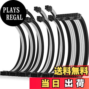 �y���������zAsiaHorse PC�d�������X���[�u�P�[�u�� [16AWG�����\���R�A] PSU �����P�[�u�� 6�{ & 30CM 3�{��8�s��GPU�����P�[�u�� 2�{��8�s��CPU�����P�[�u�� 1�{��24�s��ATX�d�������X���[�u�P�[�u��