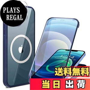 �y���������zHAUTRKBG iPhone 13 Mini �p �P�[�X �N���A ���ʋ����K���X 360°�S�ʕی� [MagSafe�Ή�] [�J�����t�C������] [�s�q�^�b�`] �}�O�Z�[�t ���C�����X�[�d�Ή� �ČRMIL�K�i�擾 �ϏՌ� �A�C�t