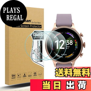 �y���������z�y3���Z�b�g�zSuoman for fossil gen 6 �ی�t�B���� 9H�d�x �y�� ���^ �w�� �C�A�h�~ �����ߗ� �t�H�b�V�� for fossil gen 6 �t�B����