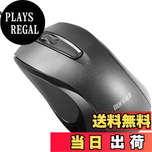 �y���������z�o�b�t�@���[ 3�{�^�� �L�� BlueLED ���ϋv �R�� �}�E�X �u���b�N BSMBU115BK