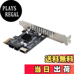 �y���������zNFHK 5Gbps Type-E USB 3.1 �t�����g�p�l���\�P�b�g& USB 3.0 - PCI-E 1X Express�J�[�h VL805�A�_�v�^�[ �}�U�[�{�[�h�p