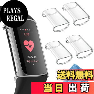 �y���������zFintie for Fitbit Charge 6 / 5 �P�[�X �N���A �\�t�g TPU ���b�L �X�N���[���J�o�[ �S�ʕی�o���p�[ �V�F�� �E���ȒP �ϏՌ��� �t�B�b�g�r�b�g �ی�J�o�[ (4�Z�b�g)(�N���A)