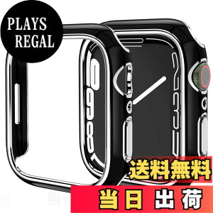 �y���������zMiimall �Ή� Apple Watch 8 45mm/7 45mm�P�[�X �A�b�v���E�H�b�`�V���[�Y 8 2022/7 �P�[�X PC�ގ��I�V�����݌v ���h�~ �h�o �y�� �h�Ռ� �ی�o���p�[ Apple Watch Series 7 ���ʃJ�o�[�i45mm|�u��