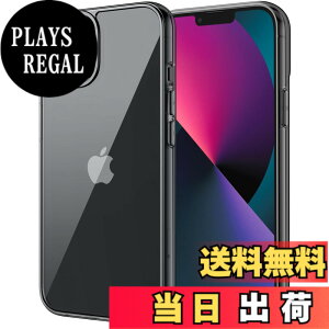 �y���������zJETech iPhone13 mini �ی�P�[�X(5.4�C���`��p) ���΂݂Ȃ� �Ռ��z�� �o���p�[�J�o�[ �����h�~ �N���A�o�b�N (�~�b�h�i�C�g)