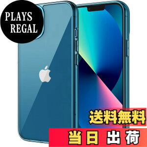 �y���������zJETech iPhone13 mini �ی�P�[�X(5.4�C���`��p) ���΂݂Ȃ� �Ռ��z�� �o���p�[�J�o�[ �����h�~ �N���A�o�b�N (�u���[)