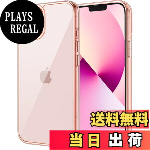 �y���������zJETech iPhone13 mini �ی�P�[�X(5.4�C���`��p) ���΂݂Ȃ� �Ռ��z�� �o���p�[�J�o�[ �����h�~ �N���A�o�b�N (���[�Y�S�[���h)