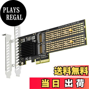 �y���������zGLOTRENDS PA20 2����M.2 PCIe �ϊ��A�_�v�^, PCIe 3.0 x4 �C���^�[�t�F�[�X, PCIe ����@�\�ɑΉ�, M.2 NVMe �\�t�g RAID �ɑΉ�