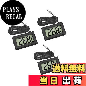 �y���������zYFFSFDC �f�W�^��LCD���x�v -50�x-110�x �v���[�u�t�� ঒��ރe�����E�����^���N�①�ɗp ���� �����Ǘ� �����ى��x�v (�u���b�N 3�Z�b�g)