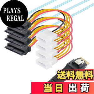 �y���������zCablecc Slimline SAS 4.0 SFF-8654 4i38�s���z�X�g����4SAS29�s��SFF-8654�^�[�Q�b�g�n�[�h�f�B�X�N�t�@���A�E�gRAID�P�[�u��1M