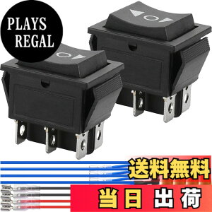 �y���������zXiatiaosann ���b�J�[�X�C�b�` 6�^�[�~�i�� 3�|�W�V����ON-OFF-ON DPDT ���[�����^���X�C�b�` 12V DC 10A/16A 250VAC/20A 125VAC �؂�ւ��X�C�b�` �ɐ����]�X�C�b�` ���[�^�[����p�A2��