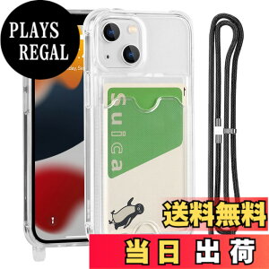 �y���������zPelanty for iPhone 12 Mini �N���A�P�[�X for iPhone12 mini ��|���P�[�X �_��V���R�� ����TPU�o���p�[ �w�ʃJ�o�[ IC�J�[�h���[ �l�b�N �V�����_�[ �X�g���b�v�t�� �A�C�t�H��12�~�j �J�o