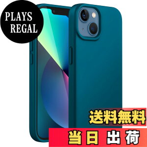 �y���������zJETech iPhone13 mini �V���R���P�[�X(5.4�C���`��p) �V���L�[�\�t�g�^�b�`�t���{�f�B�ی�P�[�X �}�C�N���t�@�C�o�[���C�j���O�t���ϏՌ��J�o�[ (�e�B�[���u���[)