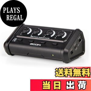 �y���������zZOOM ZHA-4 �n���f�B�w�b�h�z���A���v 4�o�� �X�e���I�~�j(3.5mm)�Ή� �Ɨ��{�����[�����~���[�g�X�C�b�`���� �|�[�^�u���݌v USB-C/�d�r�쓮�Ή�