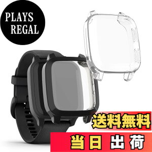 �y���������zkwmobile 2x �P�[�X Garmin Venu Sq Music/Sq�Ή� �J�o�[ - �t���J�o�[ �V���R�� �ϏՌ� �S�̕ی� ����/���F