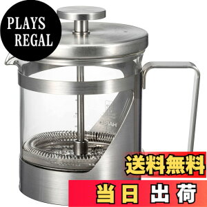 �y���������zHARIO(�n���I)�n���I�[���E7 �v���X���R�[�q�[ �ϔM�K���X �X�e�����X ���p�e��300ml �V���o�[ THSV-2-HSV