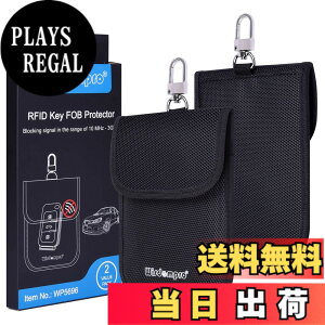 �y���������zWisdompro �d�g�Ւf�|�[�` �X�}�[�g�L�[�P�[�X RFID�u���b�L���O �����[�A�^�b�N�ԓ���h�~ �J�[�Z�L�����e�B �h�Ƒ΍� �X�L�~���O�h�~ �N���b�v�t�� �i�u���b�N 2������j