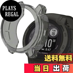 �y���������zMiimall �Ή�GARMIN(�K�[�~��) Instinct2 ��p�P�[�X Garmin Instinct2 �J�o�[ �\�t�g �V���v�� TPU�ގ� �C�菝�h�~ �y�� ���^ �h�Ռ� Garmin Instinc2 �ی�P�[�X �o���p�[�i�u���b�N�j