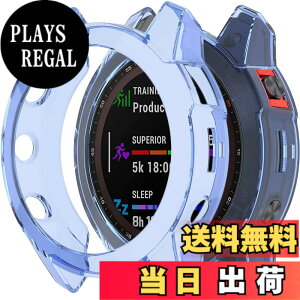 �y���������zMiimall�Ή�Garmin Epix Gen2/Epix Steel�P�[�X TPU�ގ� �\�t�g �Ռ��z�� �y�� ���^ �K�[�~�� Epix Gen2 �J�o�[ �����h�~ �����Ή� �E���ȒP Epix Gen2�ی�J�o�[ �o���p�[�i�N���A�u���[�j