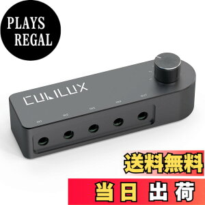 �y���������zCubilux 4�E�F�C�o����3.5mm�I�[�f�B�I�X�C�b�`���[�A4�|�[�g�~�j�W���b�N�X�s�[�J�[�Z���N�^�[�A�C���z���ؑ֊�A4����1�o�́A�܂���4�o��1���̓X�e���I�؂�ւ��n�u