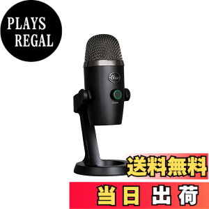 �y���������zLogicool G Blue Yeti Nano BM300BK USB �Q�[�~���O�}�C�N �R���f���T�[�}�C�N Mac PS5 PS4 PC �u���b�N �Q�[�~���O ���� �z�M �}�C�N �X�g���[�~���O �������K�i 2�N�ԃ��[�J�[
