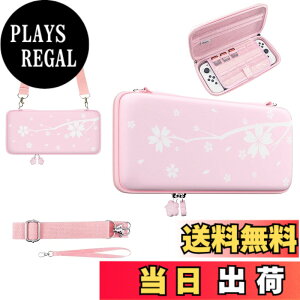 �y���������zMytrix Switch 2 �p �P�[�X �s���N Switch�L�@el �P�[�X �X�C�b�`2/���C�g OLED�ی�J�o�[ 3way ��� �΂ߊ|�� �Q�[���J�[�h10�����[ �L�������O�Z�b�g ��e�� �����s���N ���[�o�b�O �h