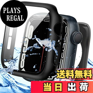 �y���������zMiimall�y�V�^3 in 1�ی�h���P�[�X�z�Ή� Apple Watch Series 8 41mm/7 41mm �P�[�X �{�̂�S�ʕی� �A�b�v���E�H�b�`8 2022 3in1 �w�ʃJ�o�[ �K���X�t�C���� ���ʃJ�o�[ �h�� �V�^�P�[�X �X�|
