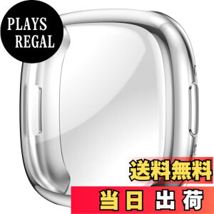 �y���������zMiimall �Ή�Fitbit Versa 4/Sense 2�P�[�X �t�B�b�g�r�b�g Versa4 �y�S�ʕی�J�o�[ �z �C�菝�h�~ �_�炩��TPU�f�� �t�B�b�g�r�b�g Versa 4 �o���p�[ �y�ʔ��^ �ϏՌ� ���b�L���H Fitbit Versa4 