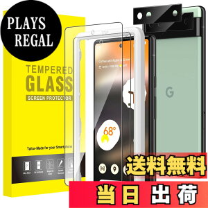 �y���������zJETech Google Pixel 6a 6.1�C���`�p�����K���X�t���ی�t�B���� �J���������Y�t�B�����ƃK�C�h�g�t�� �w��ID�Ή� HD�N���A 2��+2���Z�b�g