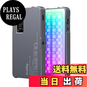 �y���������zSmallRig P96L RGB�r�f�I���C�g �|�[�^�u��LED�J�������C�g CRI 96+�����\2500K-8000K�A�[�d��LED�f�W�^��21 ��ނ̃G�t�F�N�g�ACRI 96+�AOLED �f�B�X�v���C�A�ʐ^�ƃr�f�I�̏Ɩ��A�����o�b