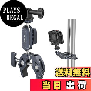 �y���������zSmallRig �X�[�p�[�N�����v �{�[���w�b�h �}�W�b�N�A�[�� �I�o�T�~�N�����v �ɂݖh�~ 360�x��] 1/4''�l�W �Ό��h�~ �_��/�B�e LED���C�g�p ���j�^�[�O�t���p �o�C�N �x�X�g�A���O�� 
