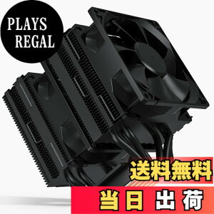 �y���������zupHere CPU�N�[���[�T�C�h�t���[�^ ��� CPU�t�@�� �f���A��92mm�t�@���̗p �q�b�g�p�C�v6�{ �É� AM4�Ή� Intel LGA1700/1200/115X�Ή� ���yD96K�z