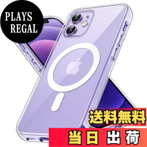 �y���������zJETech iPhone 12/12 Pro �}�O�l�b�g �P�[�X(6.1�C���`�p) MagSafe ���C�����X�[�d�Ή� �Ռ��z�� �o���p�[�J�o�[ �����h�~ �����o�b�N (�N���A)