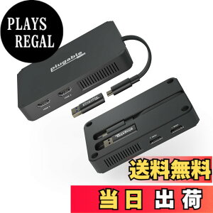 �y���������zPlugable USB-C HDMI �O���t�B�b�N�ϊ��A�_�v�^�[ ���j�^�[ 4 ��ڑ��\