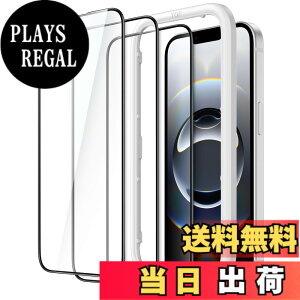 �y���������zJETech iPhone 17e (2026) / iPhone 16e / iPhone 14�p�S�ʕی�t�B���� �����K���X�t�B���� ���� �K�C�h�g�t�� �P�[�X�Ɋ��Ȃ� HD�N���A 6.1�C���`�f�B�X�v���C 3���Z�b�g