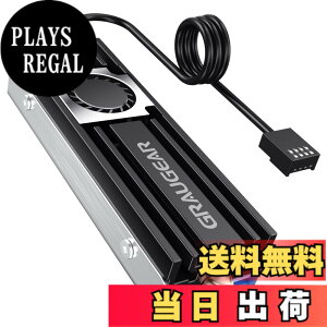 �y���������zGRAUGEAR M.2 2280 SSD�q�[�g�V���N �A���~�j�E�� 20mm�̍����t�@�� �����̃q�[�g�p�C�v ���w�̃q�[�g�V���N�f�b�L �T�[�}���p�b�h�Ƃ����f�U�C�� NVME NGFF SATA M.2 SSD�ɋ��͂ȗ�p���