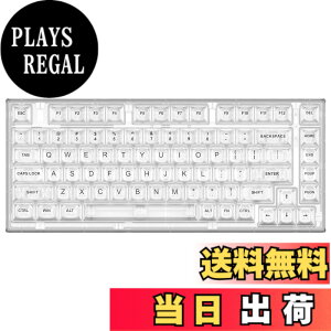 �y���������zYUNZII X75 PRO 82�L�[���C�����X �z�b�g�X���b�v�Ή� �p��z�� ���J�j�J���Q�[�~���O�L�[�{�[�h �����L�[�L���b�v BT5.0/2.4G/USB-C �K�X�P�b�g�����L�[�{�[�h Windows/Mac�p �Z�K�F�؎擾