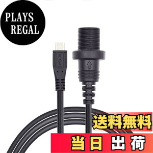 �y���������zNFHK 1m Waterproof Dustproof 480Mbps Micro USB2.0 5Pin Male to Female Extension Data Power Cable Car Panel Mount Design